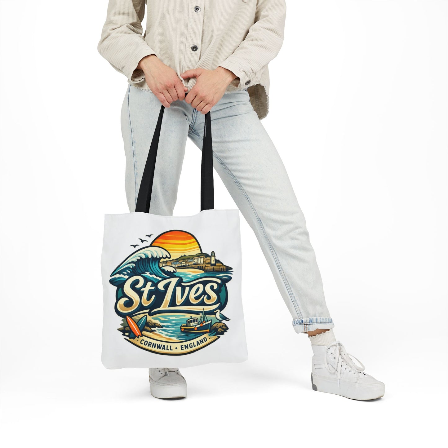 St Ives Cornwall Sunset Tote Bag