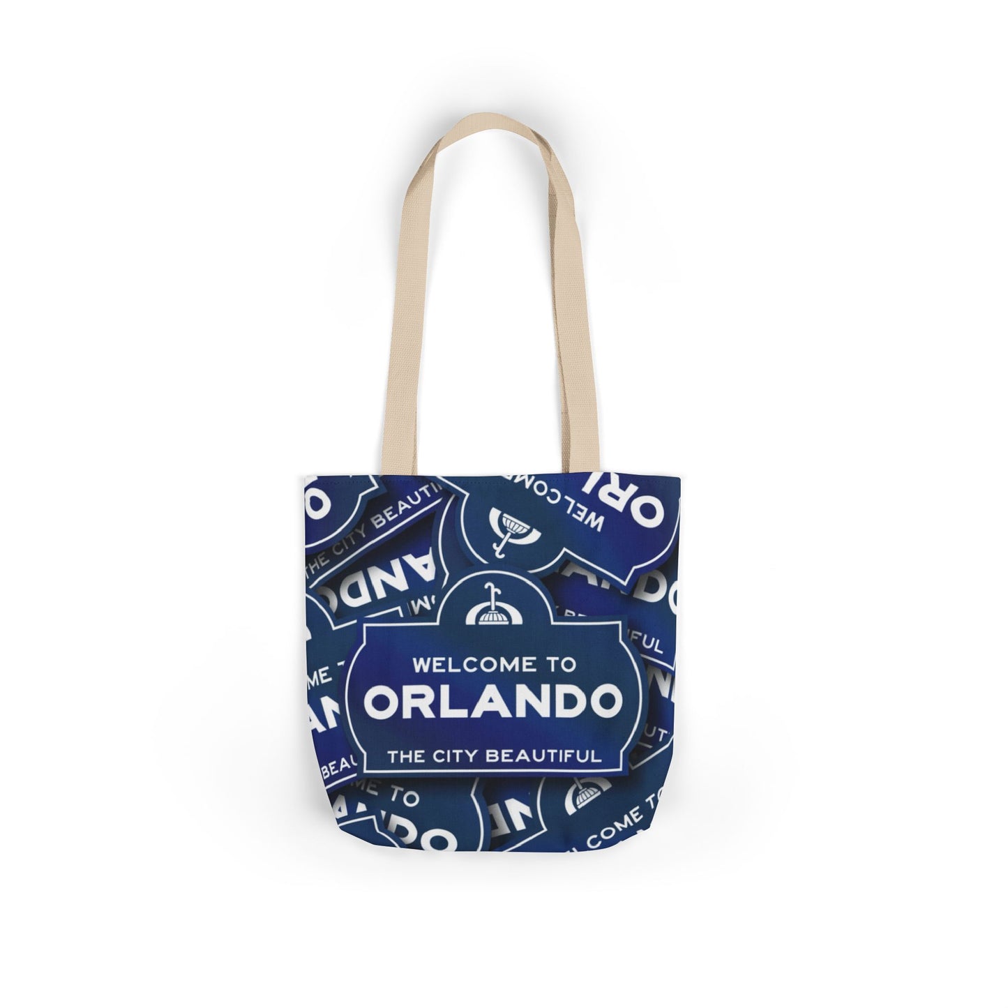 Orlando Welcome Sign Canvas Tote