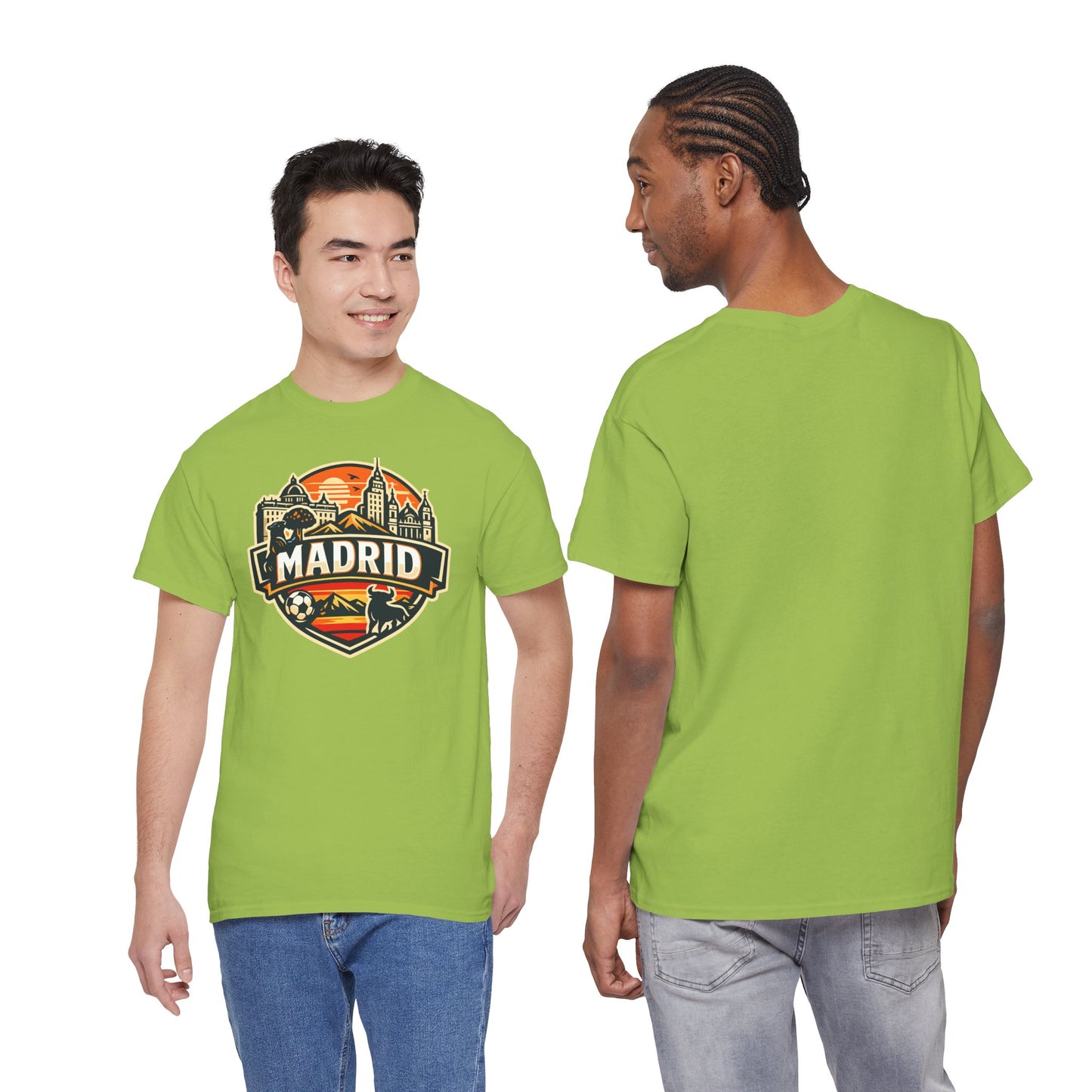 Madrid Skyline Soccer Crest T-Shirt