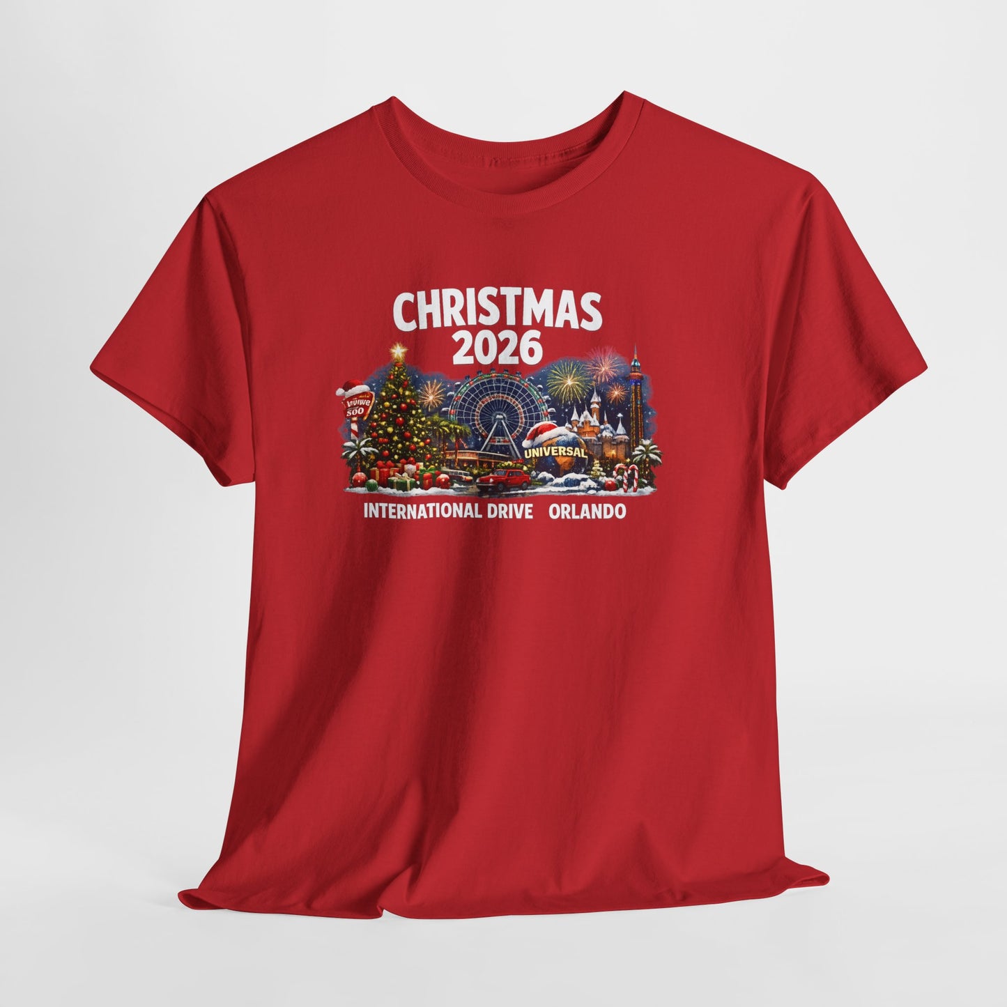Christmas 2026 Orlando T-Shirt — International Drive Holiday Souvenir