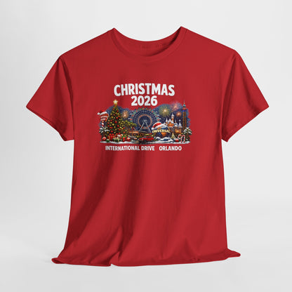 Christmas 2026 Orlando T-Shirt — International Drive Holiday Souvenir