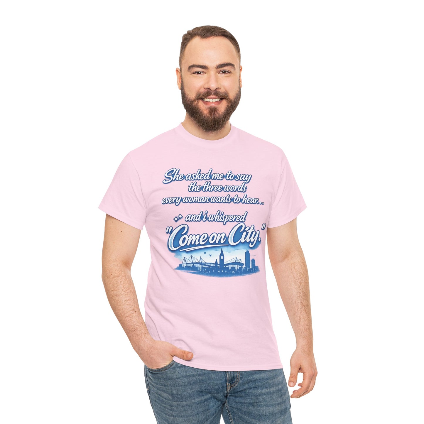 Come on City Skyline Tee — Retro Script Urban Pride T‑Shirt