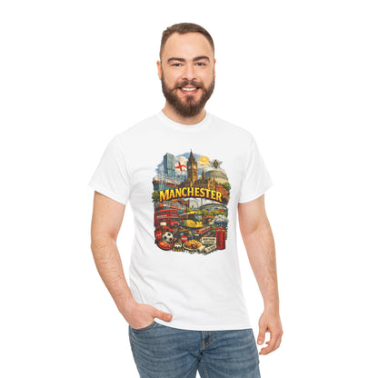 Manchester Skyline Collage T-Shirt