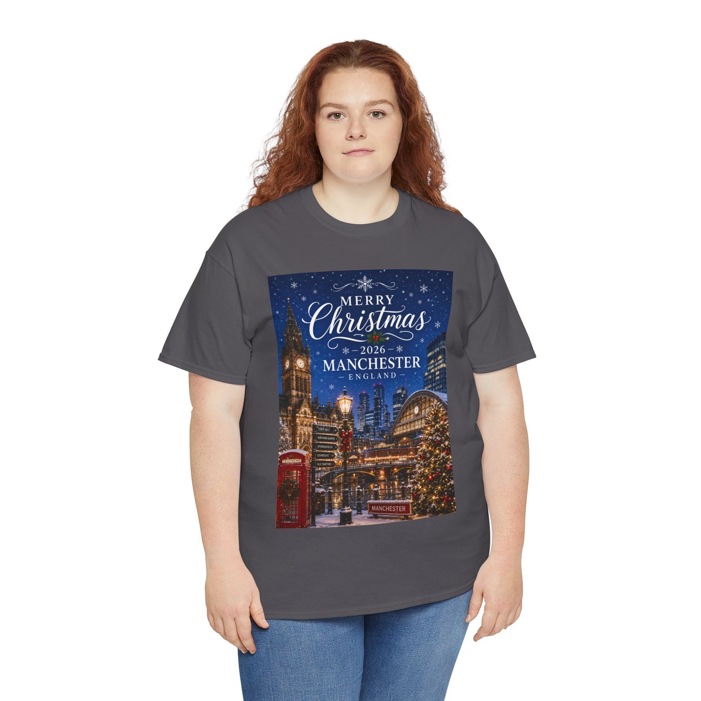 Manchester Christmas Tee — Merry Christmas 2026 Holiday T‑Shirt