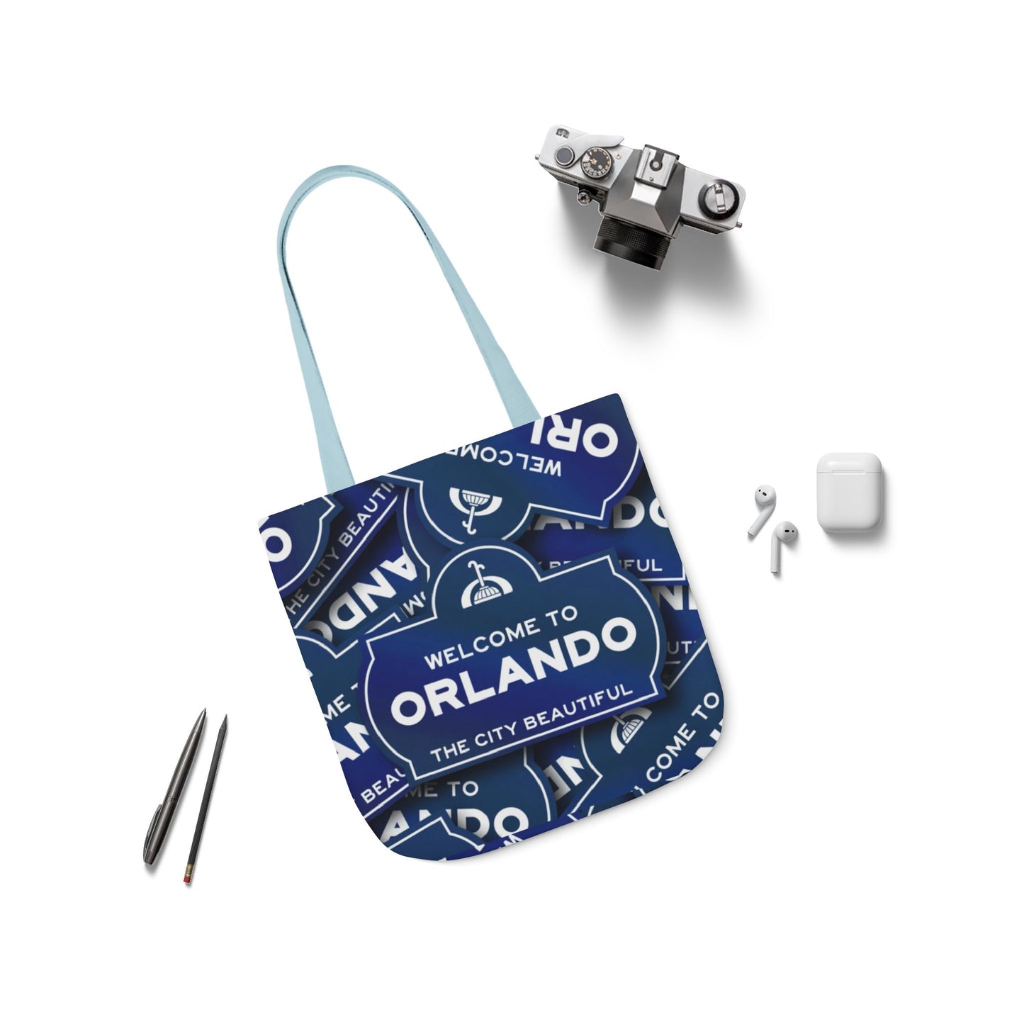 Orlando Welcome Sign Canvas Tote
