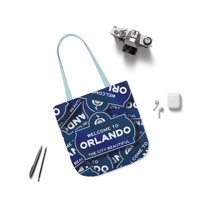 Orlando Welcome Sign Canvas Tote
