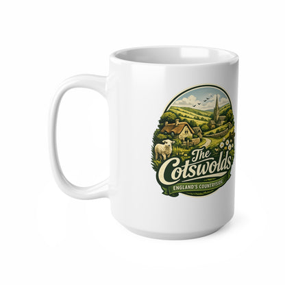 Cotswolds Scenic Coffee Mug — England Countryside 11oz & 15oz