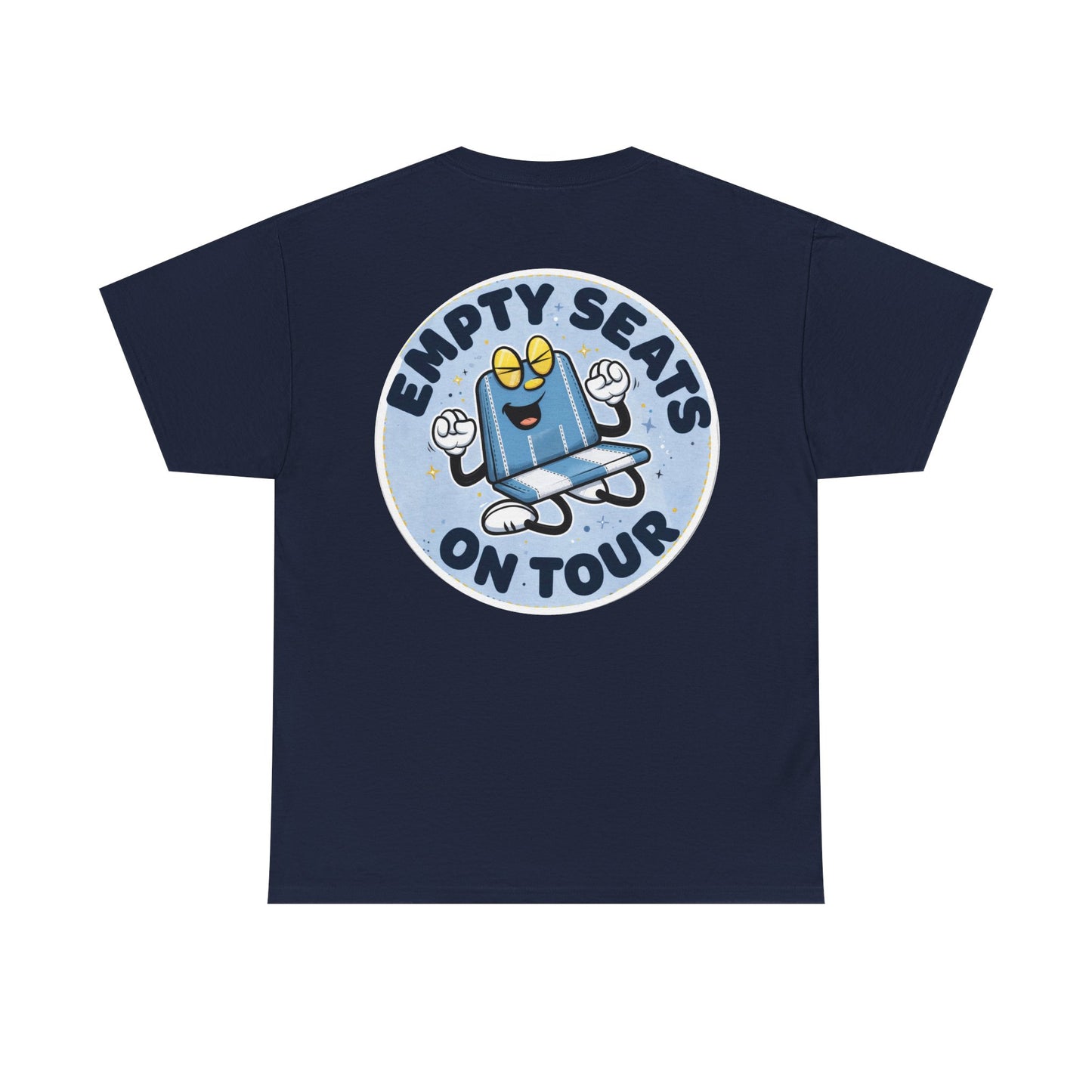 Manchester City T-Shirt — 'Empty Blue Seats On Tour' Retro Skate Graphic Tee