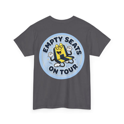 Manchester City T‑Shirt — "Empty Seats On Tour" Cartoon Seat Graphic Tee