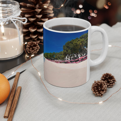 Caribbean Beach Ceramic Coffee Cups, 11oz, 15oz