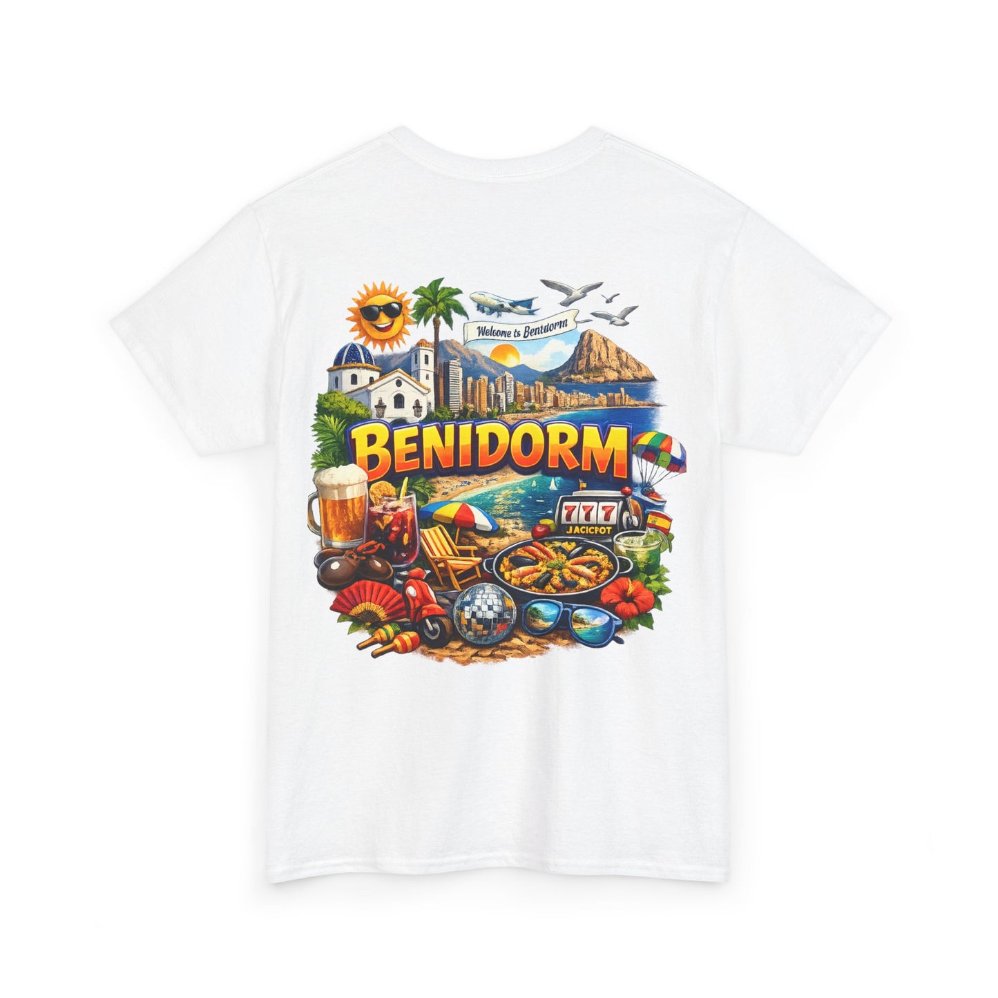Benidorm Souvenir T‑Shirt — Spain Beach Holiday Graphic Tee