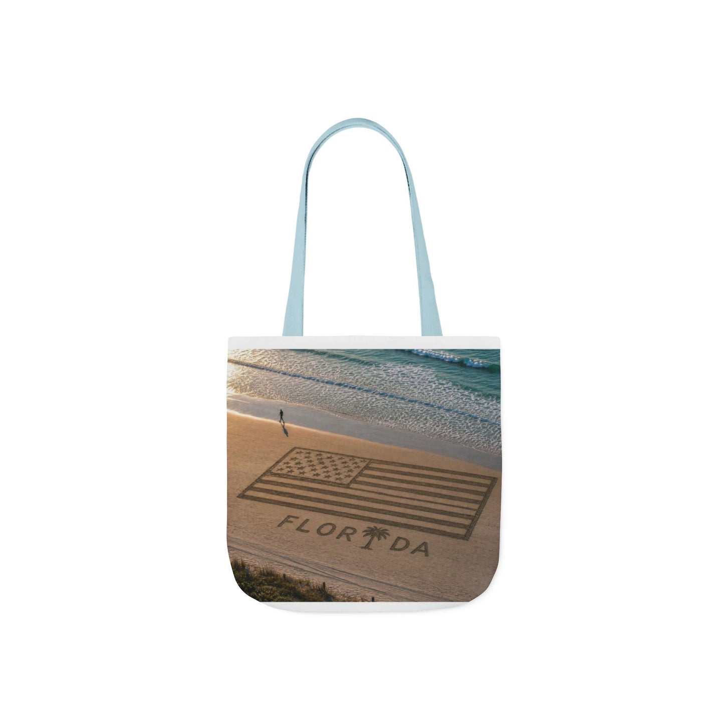 Florida Canvas Tote Bag, 5-Color Straps