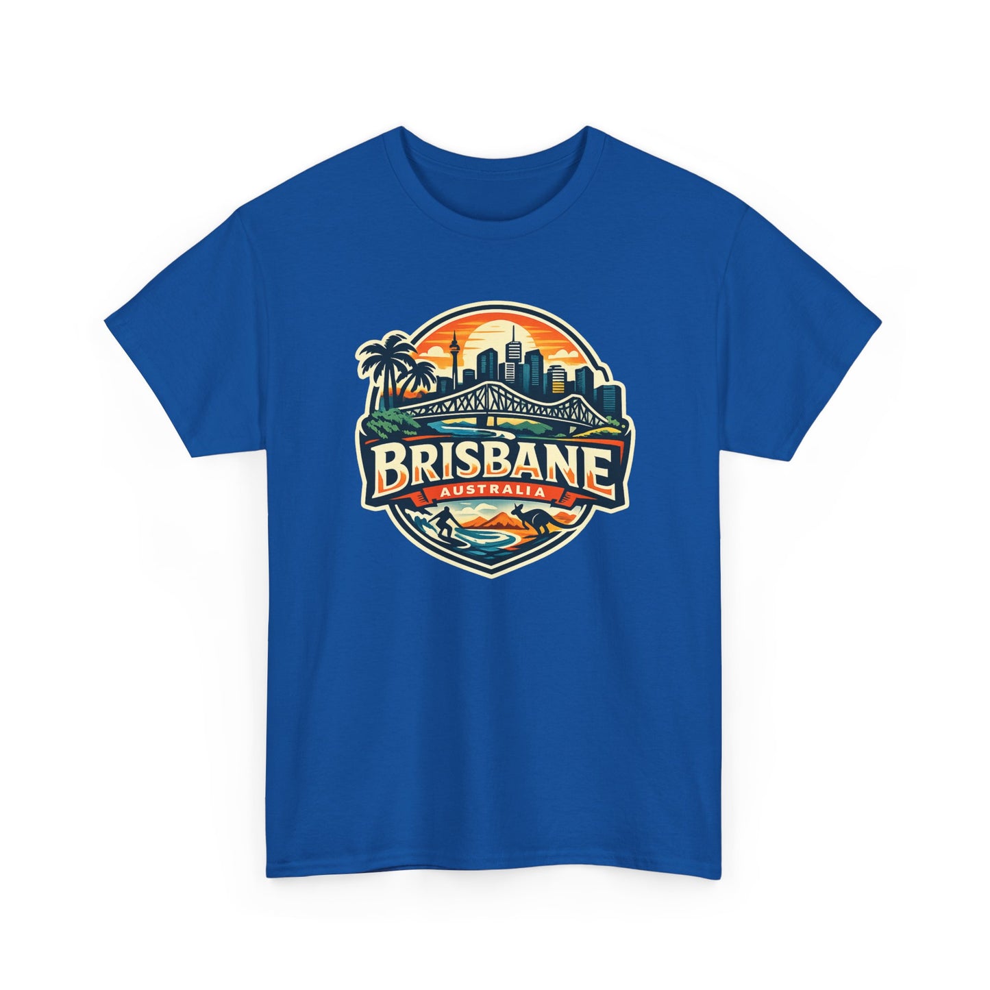 Brisbane Australia Vintage Sunset T-Shirt