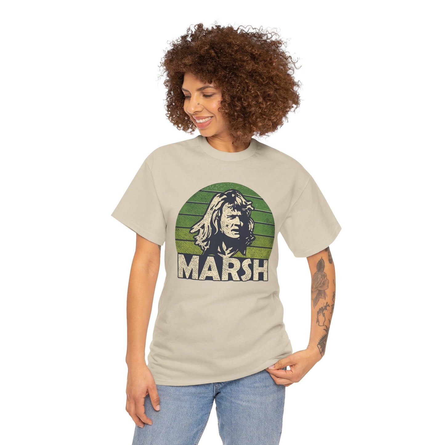 Rodney Marsh Retro Portrait Tee — Graphic T-Shirt