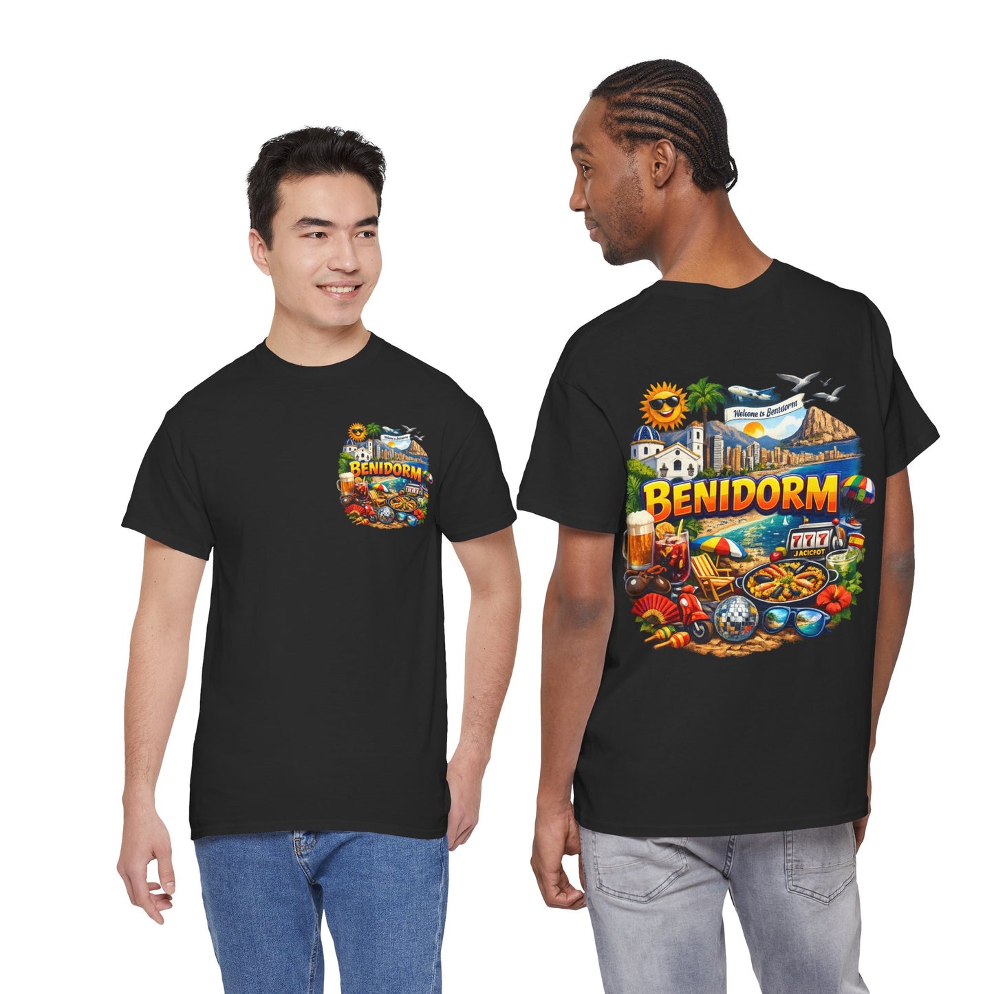Benidorm Souvenir T‑Shirt — Spain Beach Holiday Graphic Tee