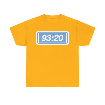 Manchester City 93:20 Tee — Minimal Retro Graphic T‑Shirt