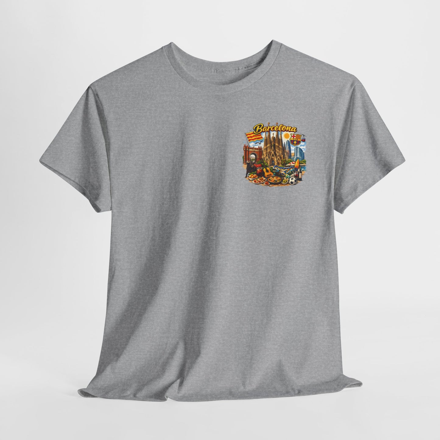 Barcelona Souvenir T‑Shirt — Vintage City Collage Tee
