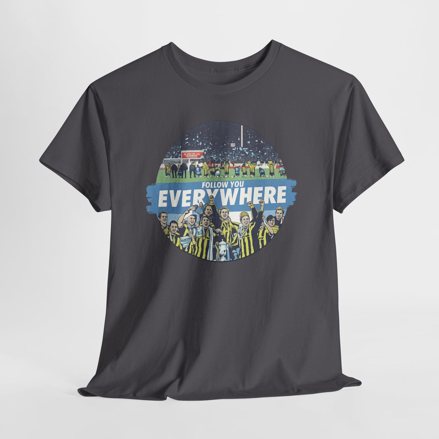 Manchester City T-Shirt — Follow Me Everywhere Soccer Fan Design