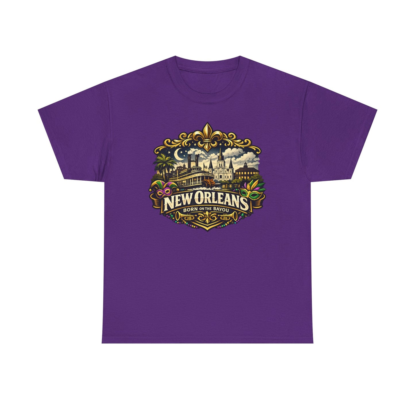 New Orleans Vintage Badge Tee — Crescent City Souvenir T-Shirt