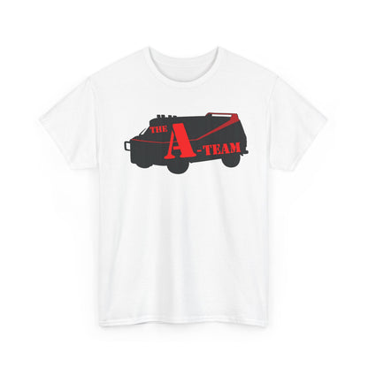 A-Team Van Graphic Tee — Retro Action TV Logo T-Shirt