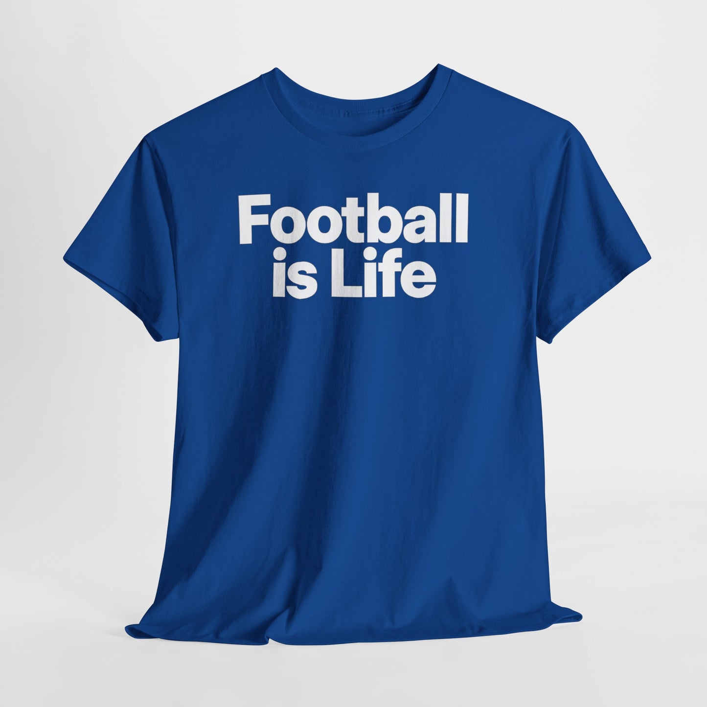 Football Is Life T-Shirt — Bold Graphic Tee for Fans & Players