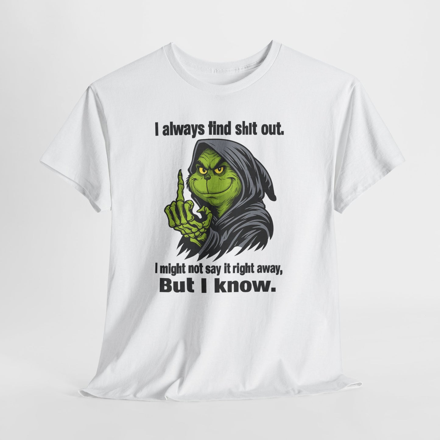 Reaper Witch Graphic Tee — "I Always Find Shit Out. I Might Not Say It Right Away, But I Know."