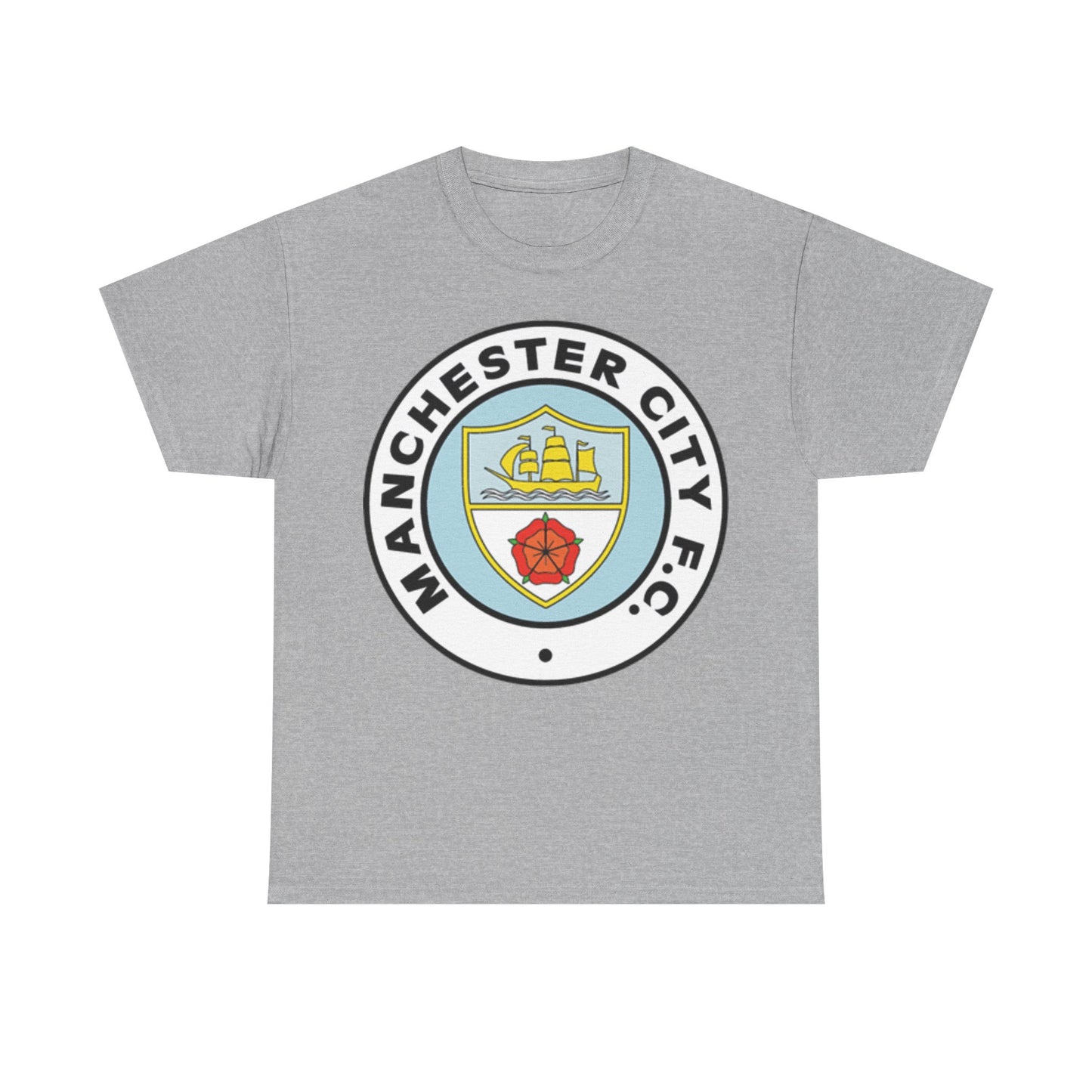Manchester City F.C. Retro Crest T-Shirt – Retro Football Fan Tee