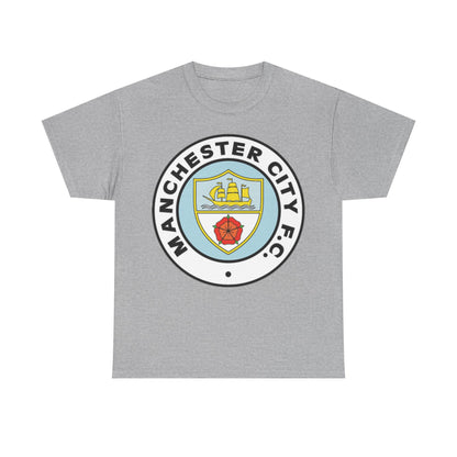 Manchester City F.C. Retro Crest T-Shirt – Retro Football Fan Tee