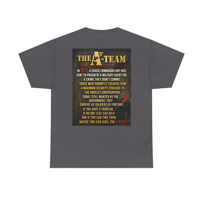 A-Team Graphic Tee — Retro TV Series Logo & Character Poster T-Shirt