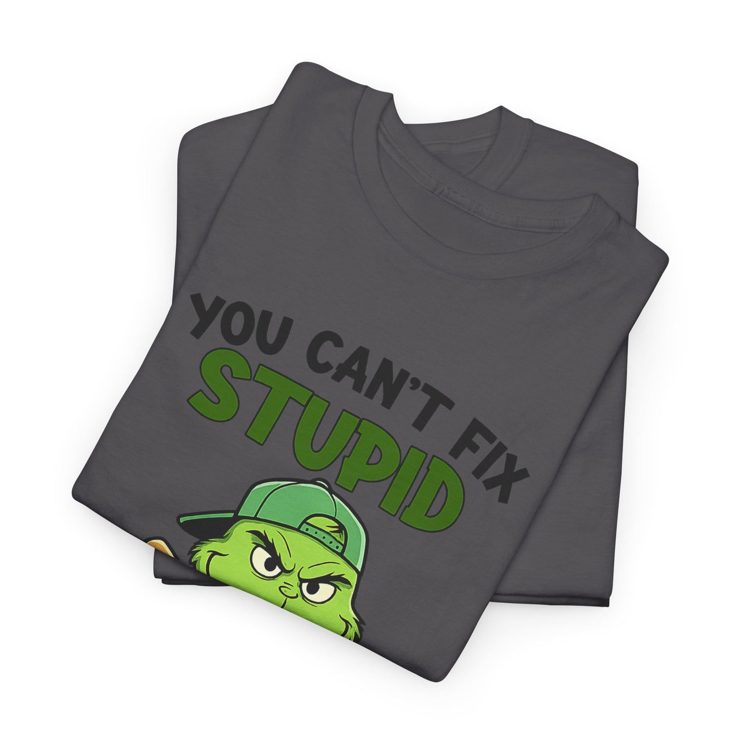 Funny Carpenter T‑Shirt — "You Can't Fix Stupid But You Can Numb It With a 2x4"