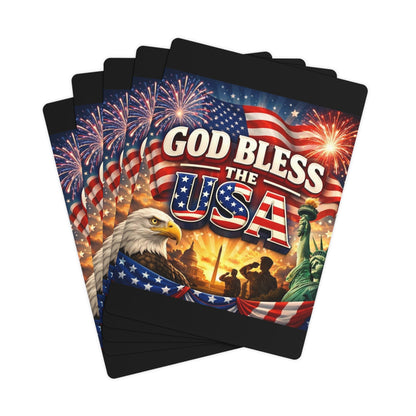 God Bless The USA Playing / Poker Cards