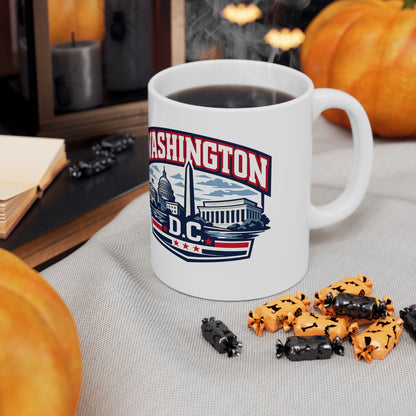 Washington DC Ceramic Coffee Cups, 11oz, 15oz