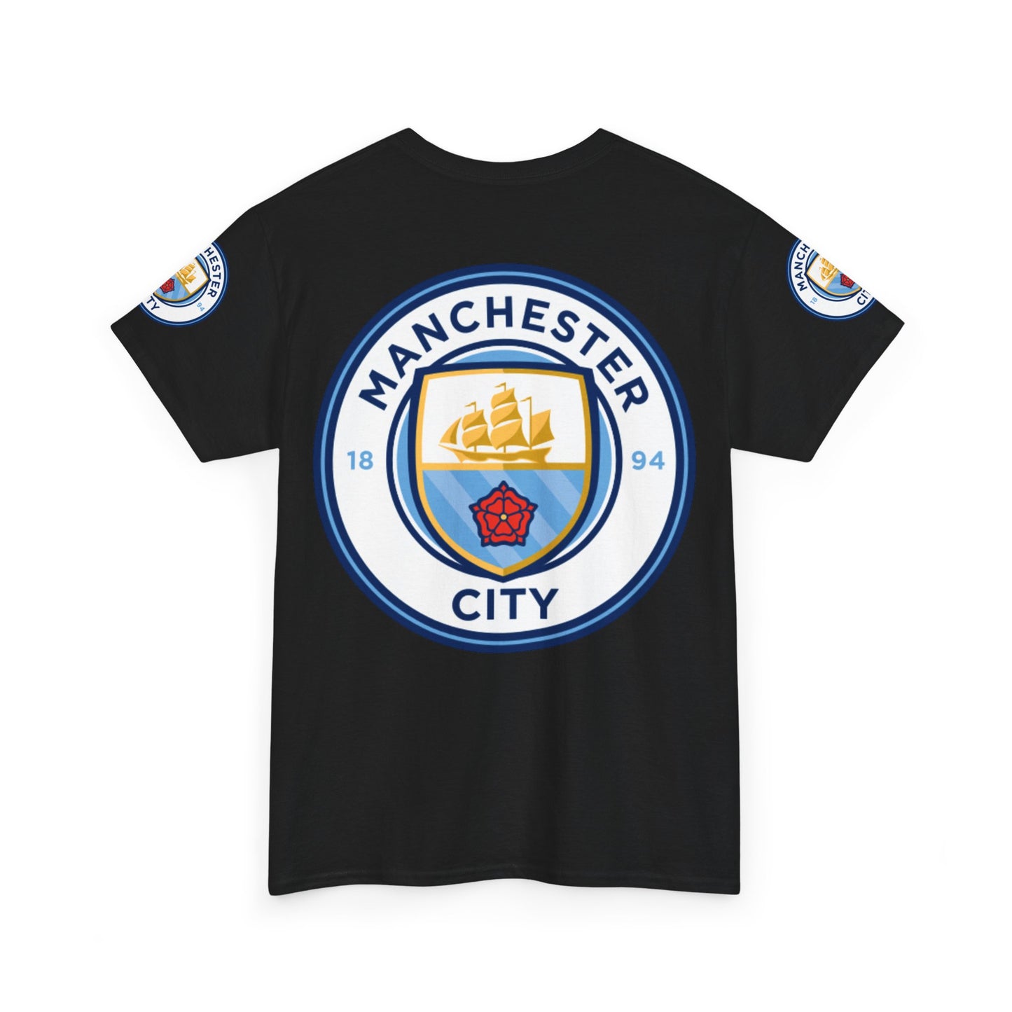 Manchester City Crest T-Shirt — Football Club Logo Tee