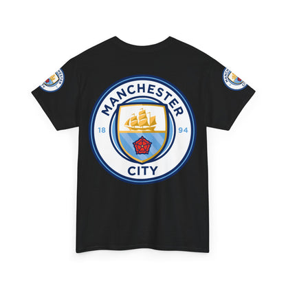 Manchester City Crest T-Shirt — Football Club Logo Tee