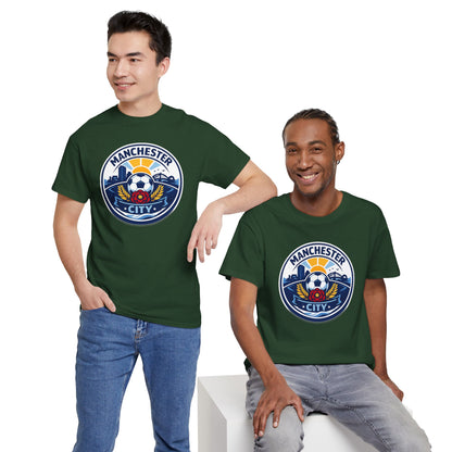 Manchester City Unofficial Soccer Logo T-Shirt — Football Fan Tee