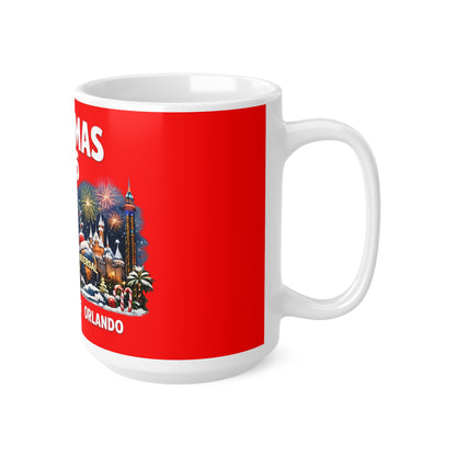 Christmas 2026 Orlando Souvenir Coffee Mug — International Drive Holiday Ceramic Cup (11oz/15oz)
