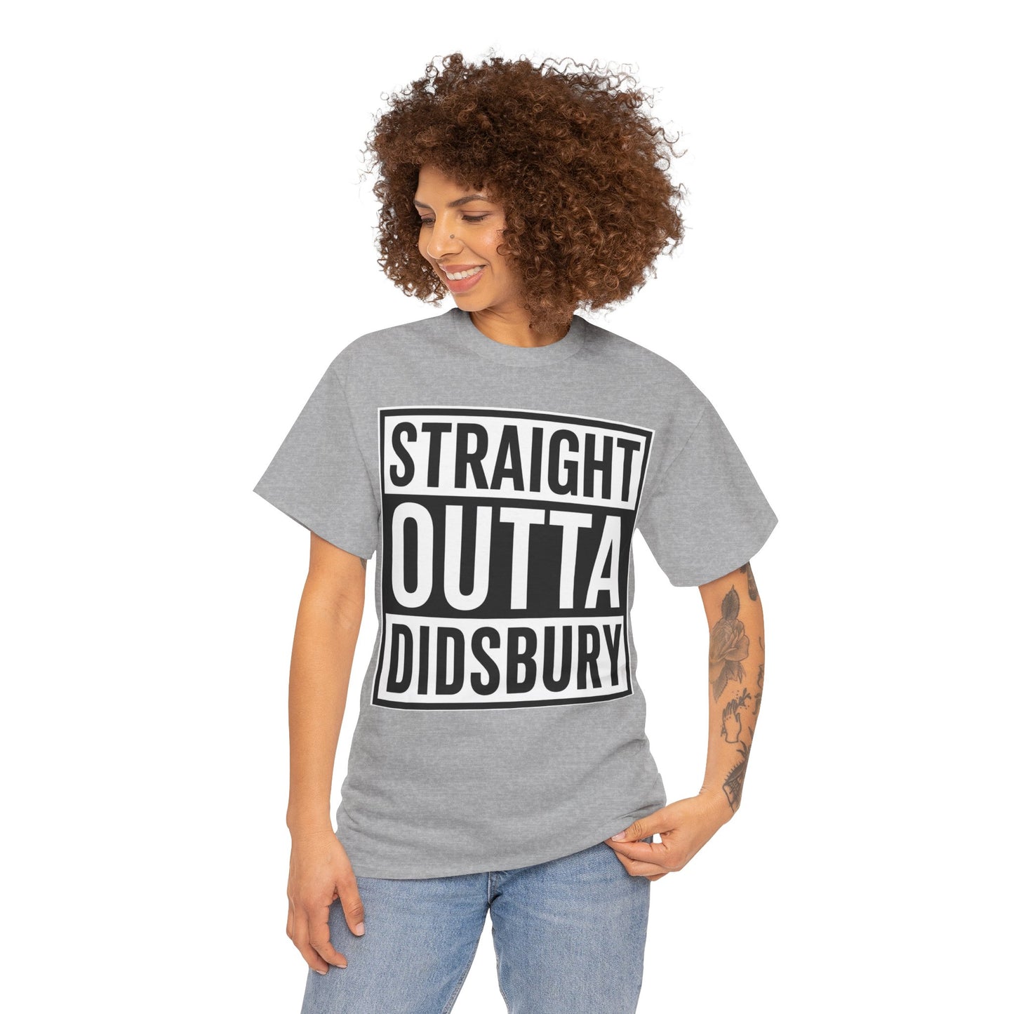 Straight Outta Didsbury T‑Shirt — Graphic City Pride Tee