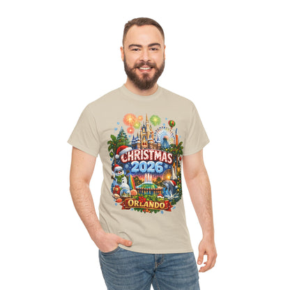 Christmas 2026 Orlando T-Shirt — Holiday Theme Park Souvenir Tee