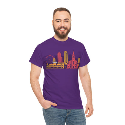 Orlando City Skyline T-Shirt — Colorful Urban Landmark Graphic Tee