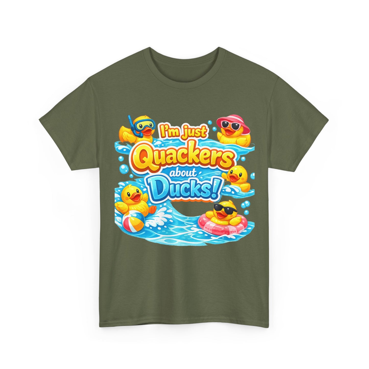 I'm Just Quackers About Ducks! Cute Rubber Duck Pool Tee