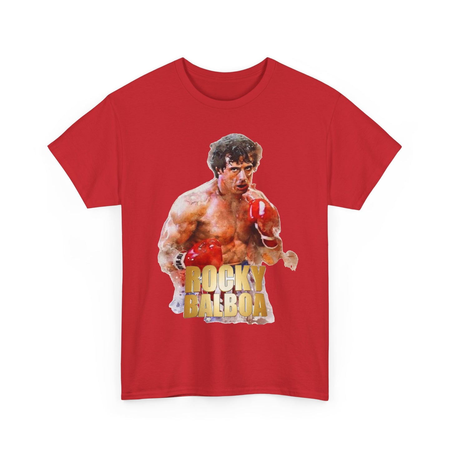 Boxing Rocky Balboa Graphic Tee – Retro Fighter Movie Shirt