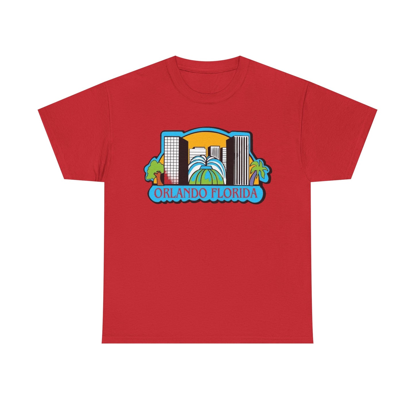 Orlando Florida Retro Skyline T-Shirt