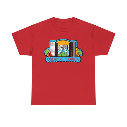 Orlando Florida Retro Skyline T-Shirt
