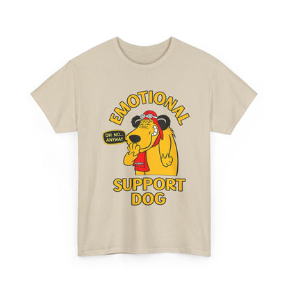 Emotional Support Dog T-Shirt — Cute Cartoon Comfort Pup Tee