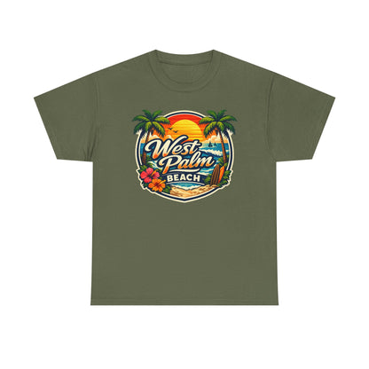 West Palm Beach Retro Sunset T-Shirt