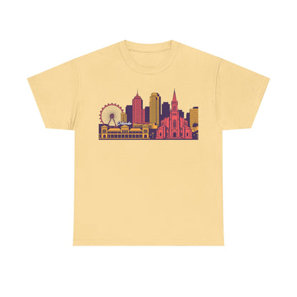 Orlando City Skyline T-Shirt — Colorful Urban Landmark Graphic Tee