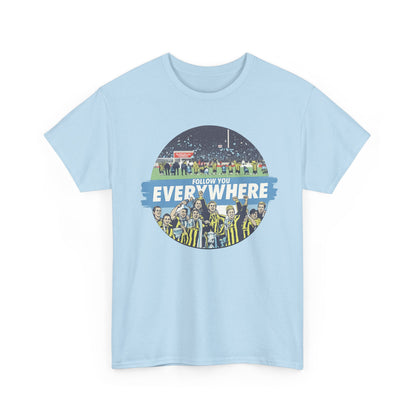 Manchester City T-Shirt — Follow Me Everywhere Soccer Fan Design