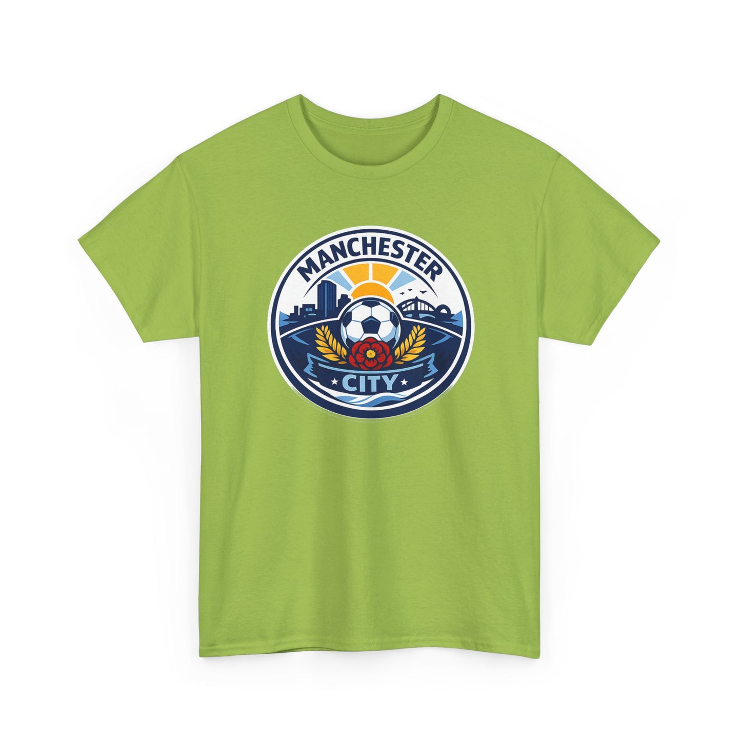 Manchester City Unofficial Soccer Logo T-Shirt — Football Fan Tee