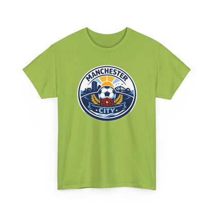 Manchester City Unofficial Soccer Logo T-Shirt — Football Fan Tee