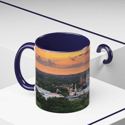 Disney Magic Kingdom Castle Sunset Coffee Mug (Accent, 11/15oz)